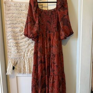 Dress Forum Floral Long Sleeve Dress
